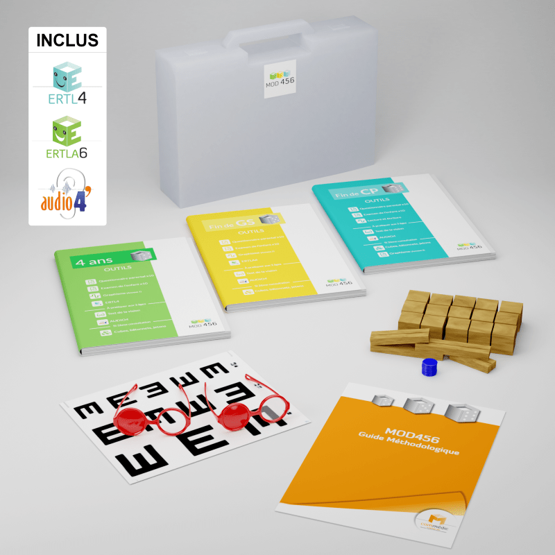 contenu mallette MOD456 ertl4, audio4, ertla6, vision