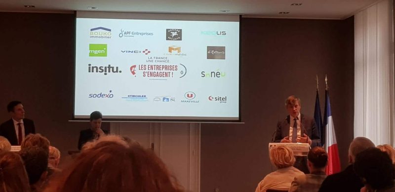 M.le Préfet Eric FREYSSELINARD, a présenté le 15/10 le programme "La France, une chance. Les entreprises s'engagent !"