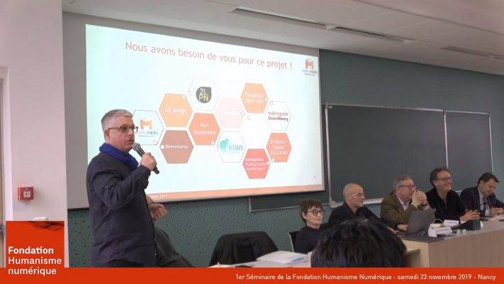 présentation du séminaire fondation humanisme numérique