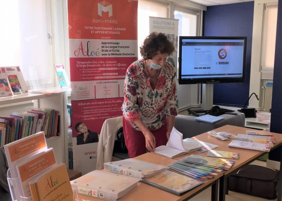 ALOE au salon des ressources educatives Canope