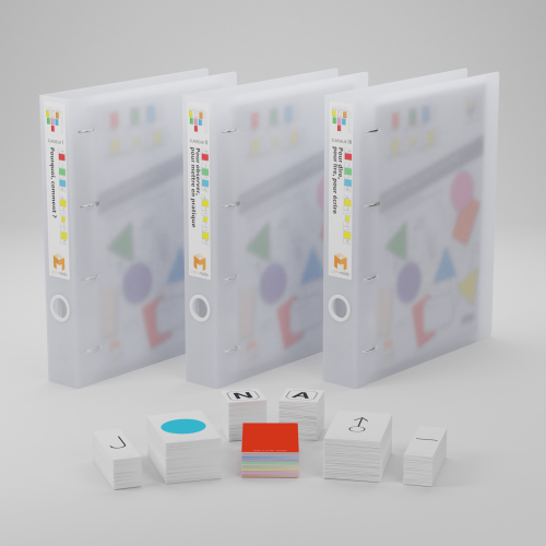la methode distinctive : ses 3 classeurs et ses cartes