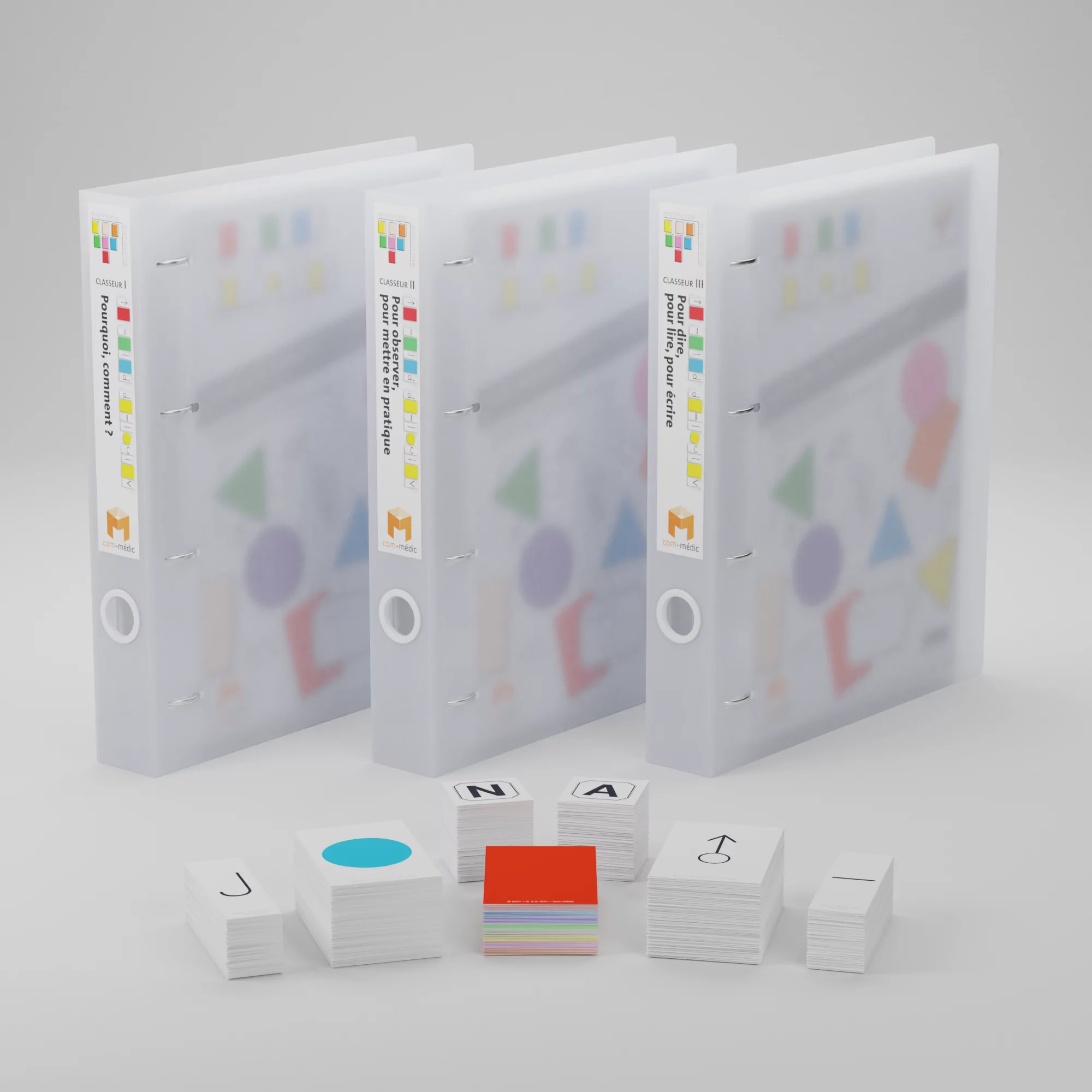 la methode distinctive : ses 3 classeurs et ses cartes